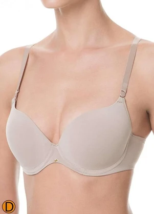 Sutiã com Aro e Bojo Push Up Liz 51805 Taça D - LIZ