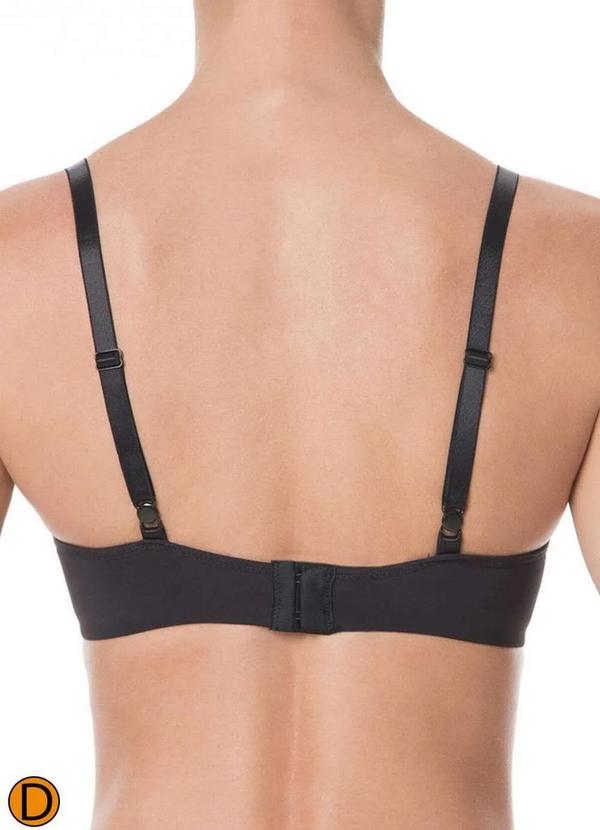 Liz - Sutiã com Aro e Bojo Push Up Liz 51805 Taça D 71-Preto 3
