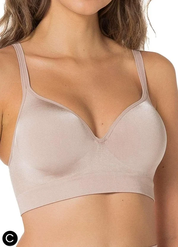 Trifil - Sutiã com Aro e Bojo Trifil 0975 Taça C 0se8-Macadamia