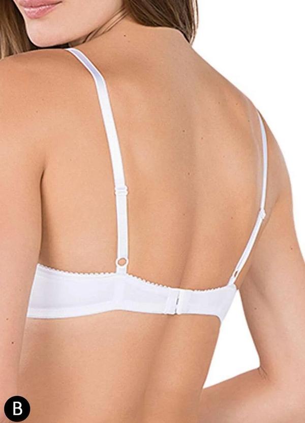Valisere - Sutiã com Aro e Bojo Valisere 21008 Taça B 09-Branco 2