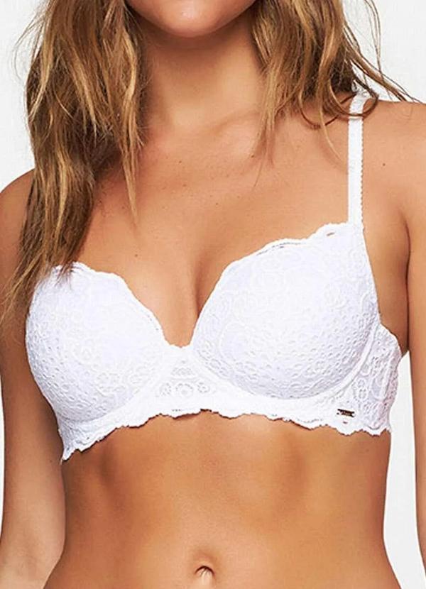 Valisere - Sutiã com Aro e Bojo Valisere 30548 09-Branco