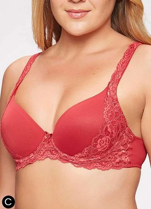 Sutiã com Aro e Bojo Wp Triumph Classic Soft 24727 Taça C - TRIUMPH