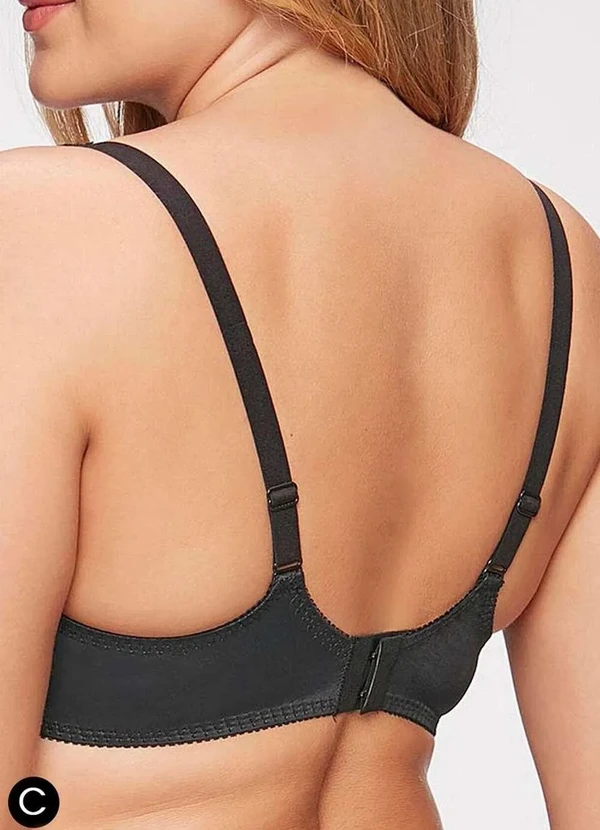 Triumph - Sutiã com Aro e Bojo Wp Triumph Classic Soft 24727 Taça C 217-Preto 3