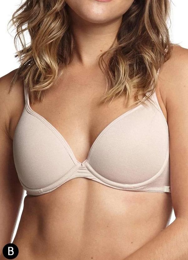 Sloggi - Sutiã com Aro e Bojo Wpu Sloggi Rock 27047 Taça B 228-Base