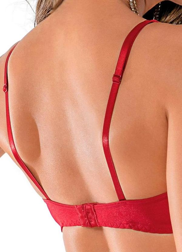 Demillus - Sutiã com Aro e sem Bojo Bijú Demillus 64285 06-Carmim 2