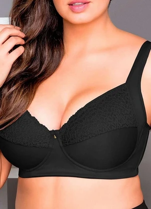 Sutiã com Aro e sem Bojo Dilady 124132 Plus Size - DILADY