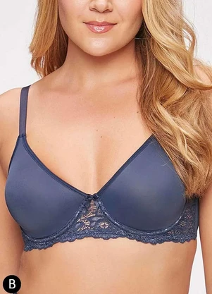 Sutiã com Aro e sem Bojo W Triumph Brigitte 24785 Taça B - TRIUMPH