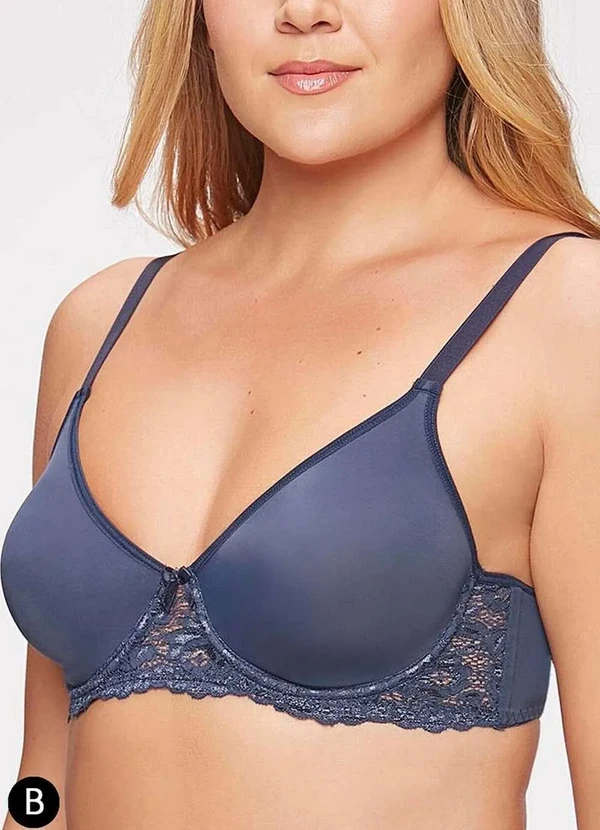 Triumph - Sutiã com Aro e sem Bojo W Triumph Brigitte 24785 Taça B 229-Maritimo 2
