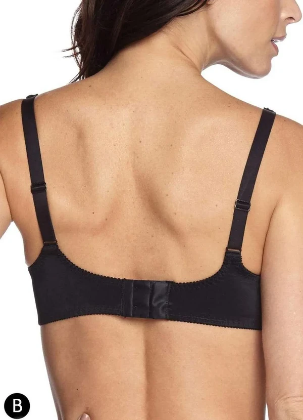 Triumph - Sutiã com Aro e sem Bojo W Triumph Classic Soft 24341 Taça B 217-Preto 2