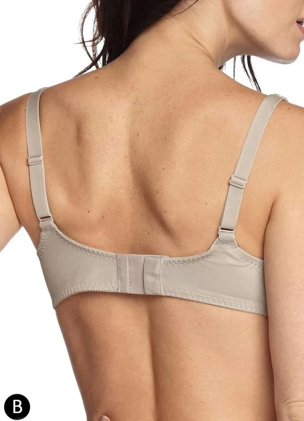 Triumph - Sutiã com Aro e sem Bojo W Triumph Classic Soft 24341 Taça B 48-Mink 2
