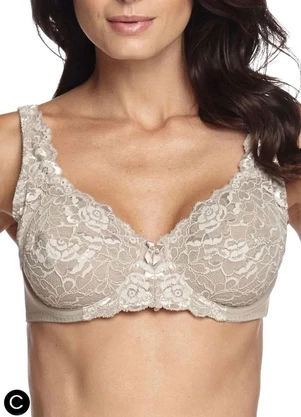 Sutiã com Aro e sem Bojo W Triumph Classic Soft 24341 Taça C - TRIUMPH