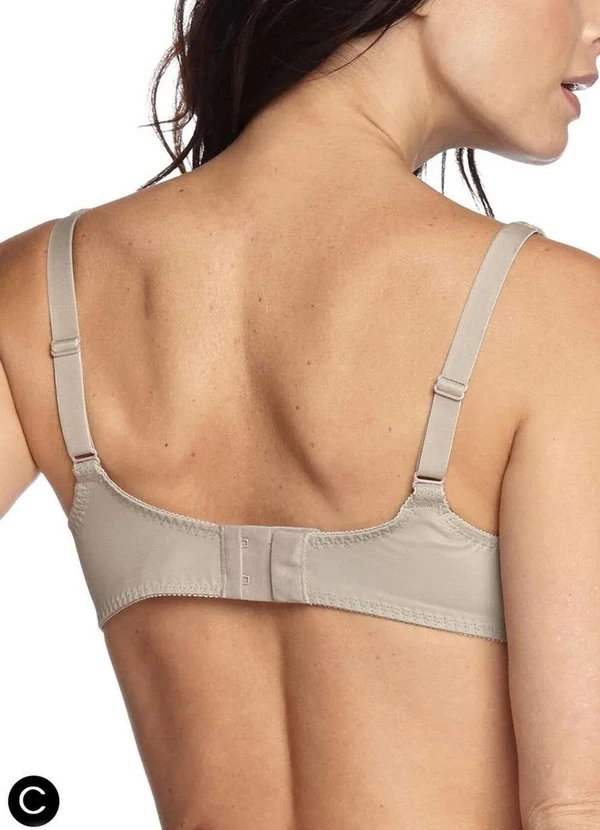 Triumph - Sutiã com Aro e sem Bojo W Triumph Classic Soft 24341 Taça C 48-Mink 2