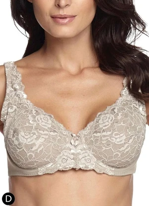 Sutiã com Aro e sem Bojo W Triumph Classic Soft 24341 Taça D - TRIUMPH