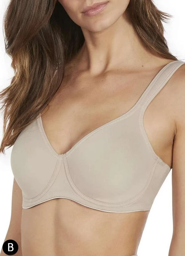 Triumph - Sutiã com Aro e sem Bojo W Triumph Shape 24814 Taça B 48-Mink 2