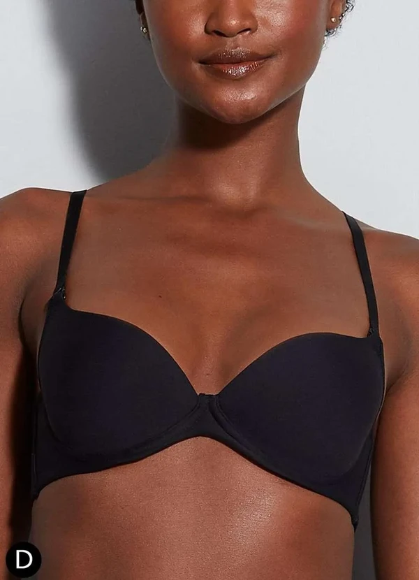 Hope - Sutiã Hope 2481 Taça - D Preto 2