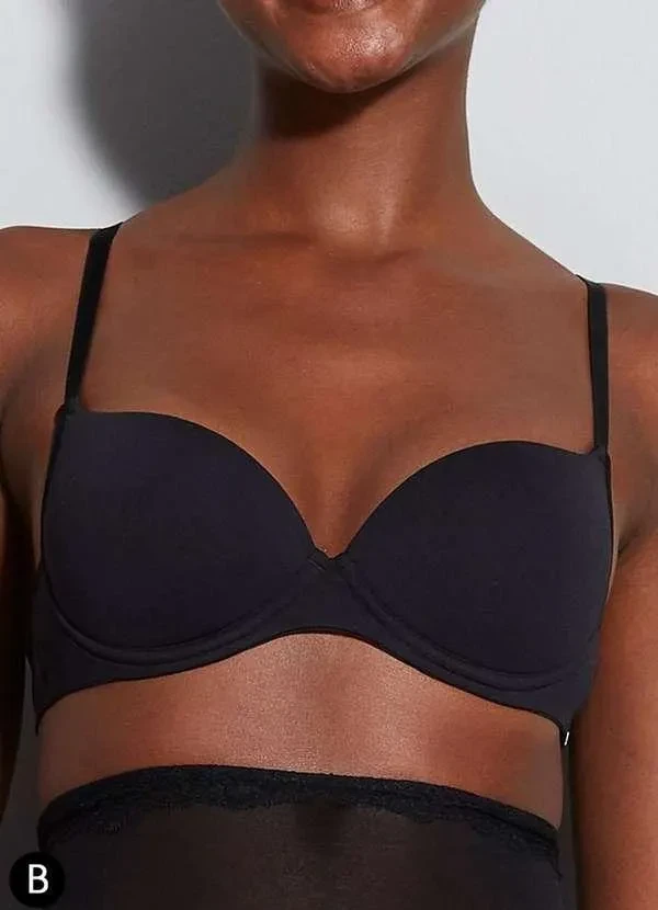 Hope - Sutiã Hope 2484 Taça B Pt-Preto 2