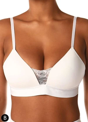 Sutiã sem Aro com Bojo Aubade Demillus 63498 Taça B - DEMILLUS
