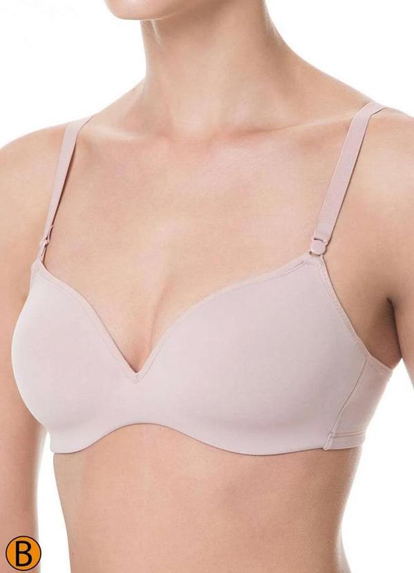 Liz - Sutiã sem Aro com Bojo Liz 51257 Taça B 365-Blush 2