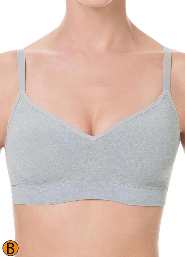 Liz - Sutiã sem Aro com Bojo Liz 51710 Taça B 212-Prata