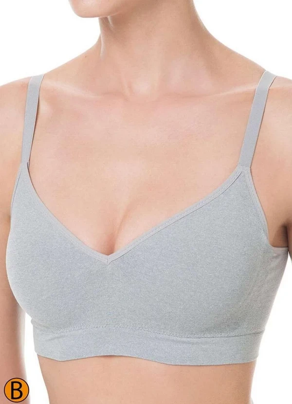 Liz - Sutiã sem Aro com Bojo Liz 51710 Taça B 212-Prata 2