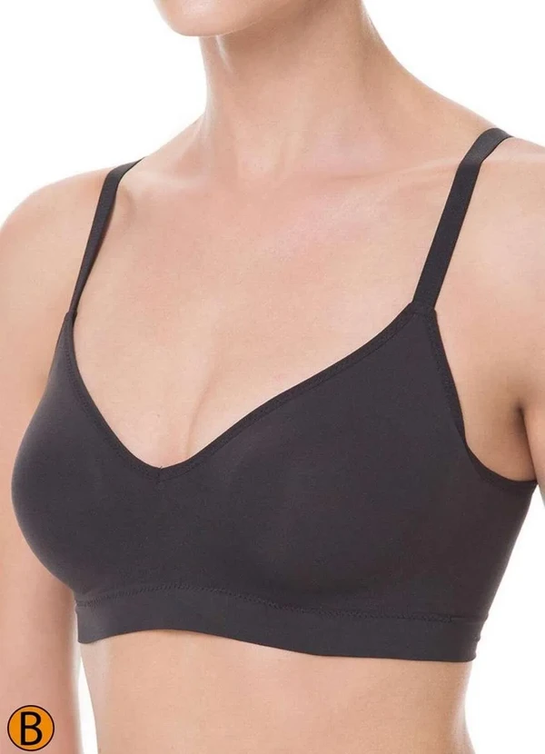 Liz - Sutiã sem Aro com Bojo Liz 51710 Taça B 71-Preto 2