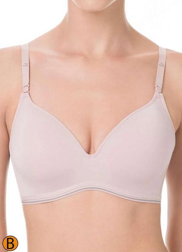 Liz - Sutiã sem Aro com Bojo Liz 51816 Taça B 365-Blush