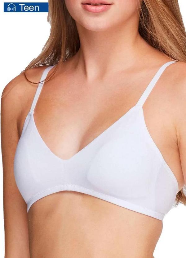 Sloggi - Sutiã sem Aro com Bojo N Sloggi Rock 27183 220-Branco 2