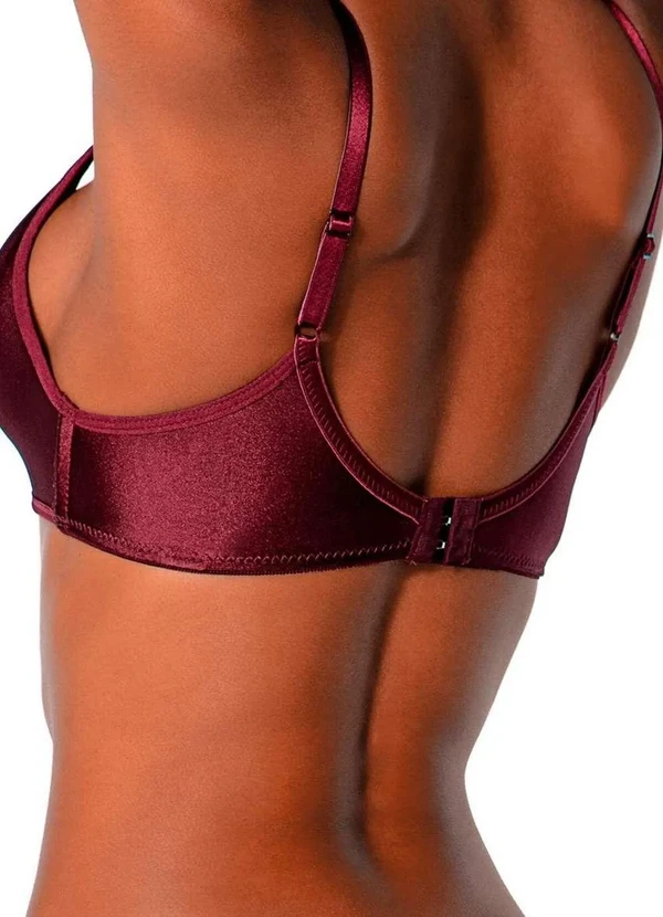 Demillus - Sutiã sem Aro com Bojo Paraíso Demillus 63476 50-Vinho-Borolo 2