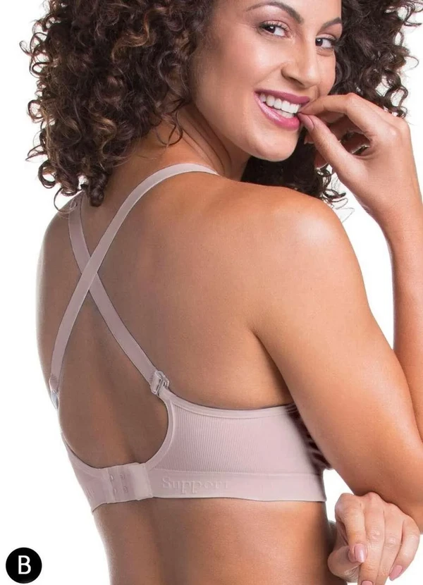 Trifil - Sutiã sem Aro com Bojo Trifil 1689 Taça B Se8-Macadamia 2