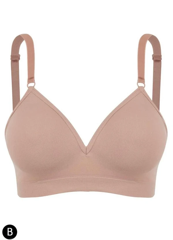 Trifil - Sutiã sem Aro com Bojo Trifil 4935 Taça B Se8-Macadâmia 3
