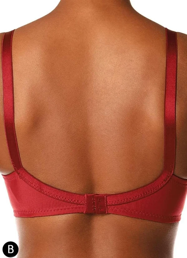 Demillus - Sutiã sem Aro e sem Bojo Clarineta Demillus 61385 06-Carmim 2