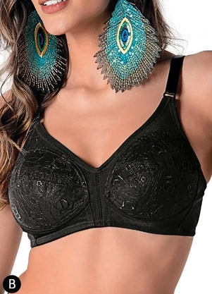 Sutiã sem Aro e sem Bojo Clarineta Demillus 61385 - DEMILLUS