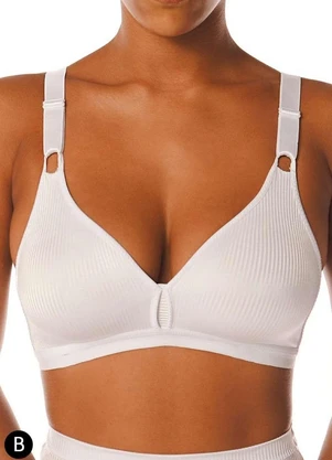 Sutiã sem Aro e sem Bojo Demillus 61196/61096 Taça B - DEMILLUS