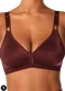 Demillus - Sutiã sem Aro e sem Bojo Demillus 61196/61096 Taça B 27-Preto - variação: 50-Vinho-Barolo