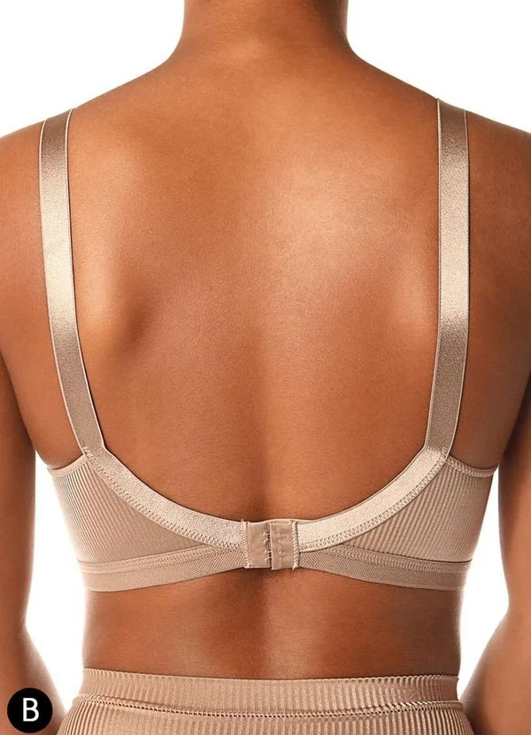 Demillus - Sutiã sem Aro e sem Bojo Demillus 61196/61096 Taça B 55-Bege-Rosado 2