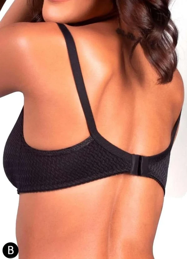 Duloren - Sutiã sem Aro e sem Bojo Duloren 121500 Taça B 11-Preto 2