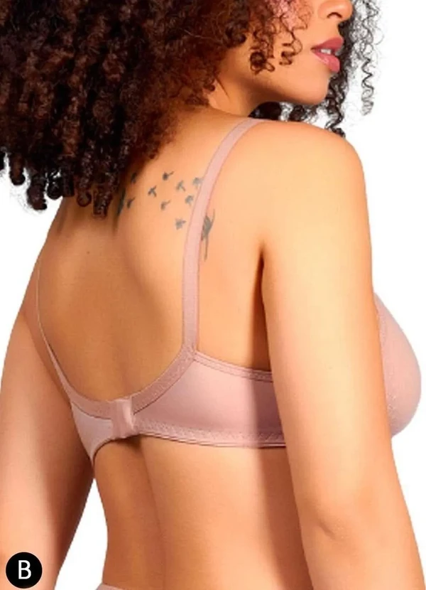 Duloren - Sutiã sem Aro e sem Bojo Duloren 121519 Taça B 27-Castanho 2