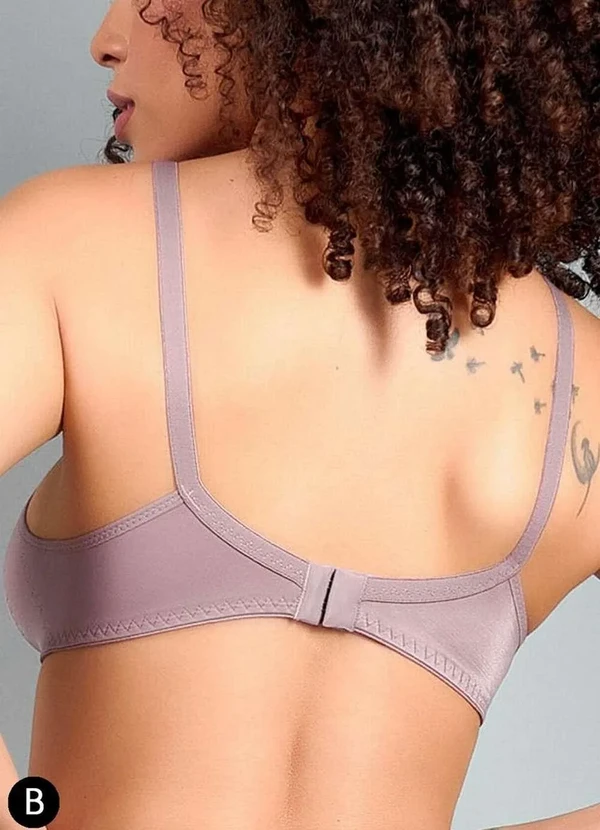 Duloren - Sutiã sem Aro e sem Bojo Duloren 121519 Taça B 77-Beringela 2
