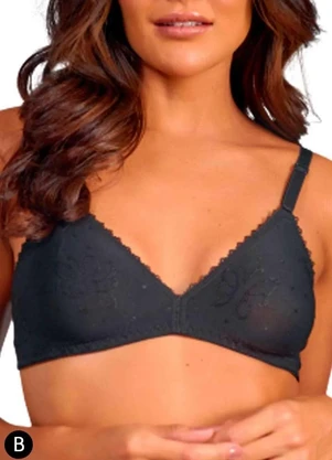 Sutiã sem Aro e sem Bojo Duloren 121547 Taça B - DULOREN