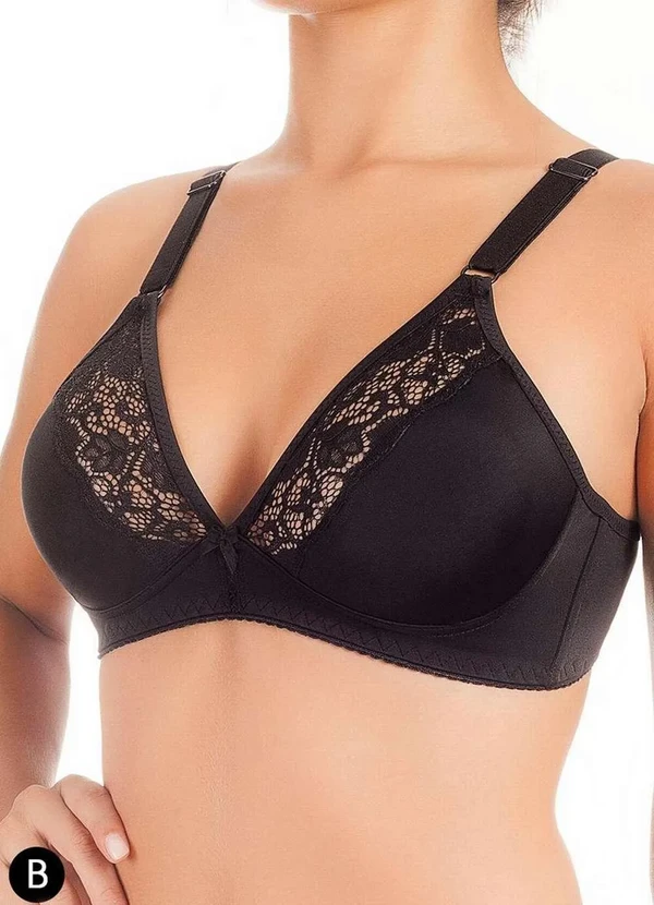 Duloren - Sutiã sem Aro e sem Bojo Duloren 121577 Taça B 11-Pt-Preto