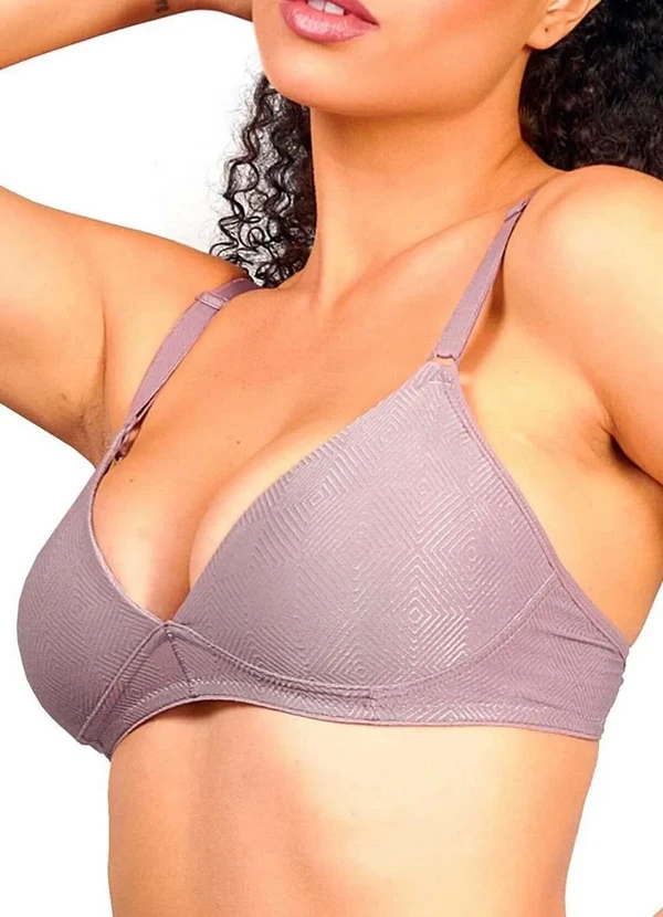 Duloren - Sutiã sem Aro e sem Bojo Duloren 121948 Taça B 41-Beige-Foncé