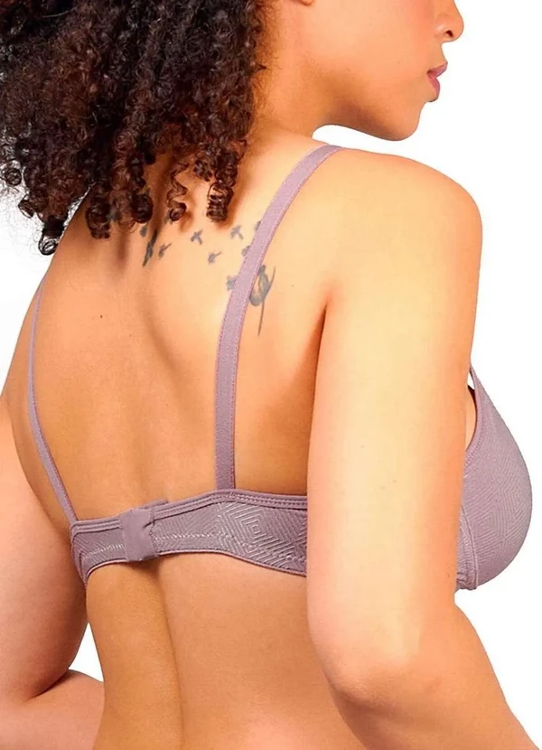 Duloren - Sutiã sem Aro e sem Bojo Duloren 121948 Taça B 77-Berinjela 2