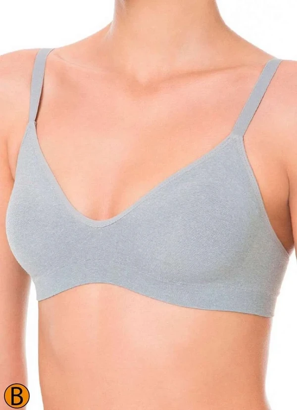 Liz - Sutiã sem Aro e sem Bojo Liz 71710 Taça B 212-Prata 2