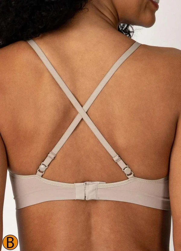 Liz - Sutiã sem Aro e sem Bojo Liz 71710 Taça B 260-Sepia 2