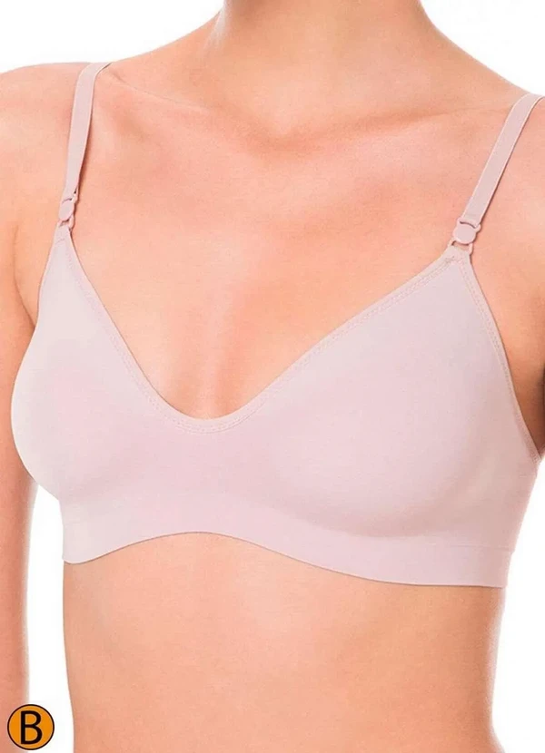 Liz - Sutiã sem Aro e sem Bojo Liz 71710 Taça B 365-Blush 2
