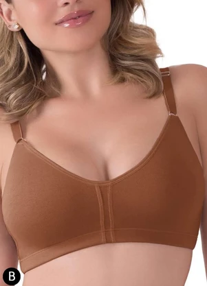 Sutiã sem Aro e sem Bojo Love Secret 803103 Taça B - LOVE SECRET