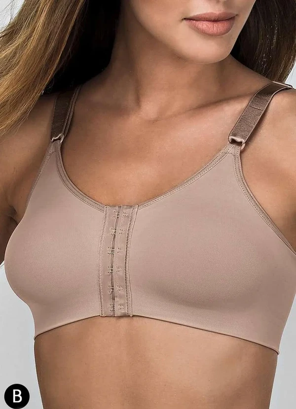 Demillus - Sutiã sem Aro e sem Bojo Modellare Demillus 78887/61885 Taça B 55-Bege-Rosado