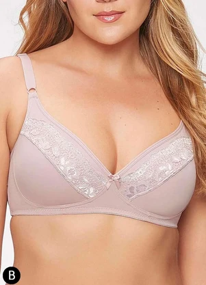 Sutiã sem Aro e sem Bojo N Triumph Brigitte 24787 Taça B - TRIUMPH