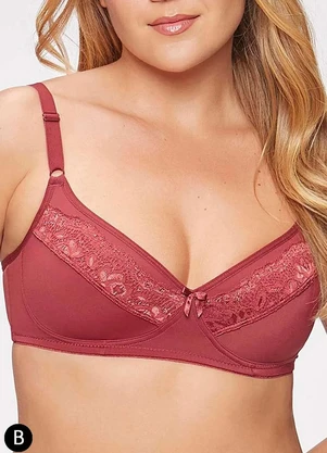 Sutiã sem Aro e sem Bojo N Triumph Brigitte 24787 Taça B - TRIUMPH