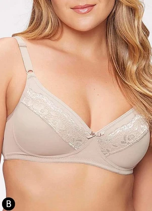Sutiã sem Aro e sem Bojo N Triumph Brigitte 24787 Taça B - TRIUMPH